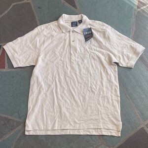 NWT IZOD Men's Cream Polo Shirt
